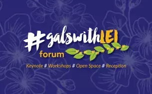 Branding for #GalswithLEI Forum.