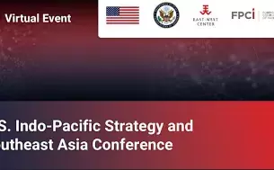 US Indo-Pacific Strategy and Southeast Asia Conference Poster