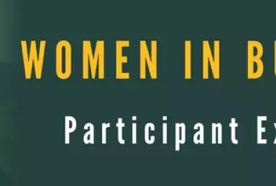 Women in Buddhism Institute Participant Expectations banner with Buddha statue in Japan image background