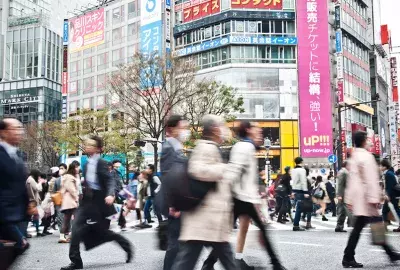 Shibuya Crossing crowd
