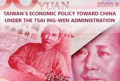 Close up of overlaid bills of Chinese Yuan 