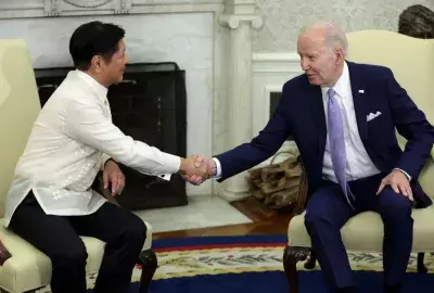 U.S. President Joe Biden meets with President of the Philippines Ferdinand Marcos Jr. in the Oval Office at the White House, May 1, 2023 in Washington, DC. 