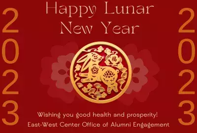 Lunar new year graphic