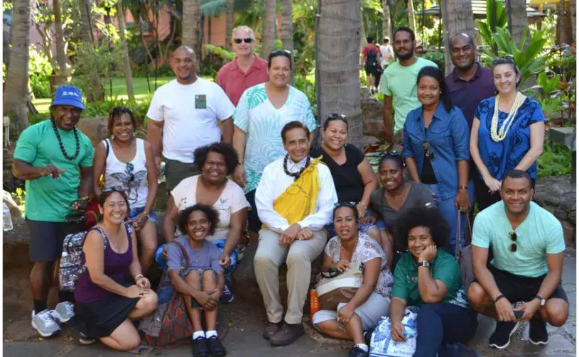 ProFellows on a Waikiki tour organized by the Native Hawaiian Hospitality Association