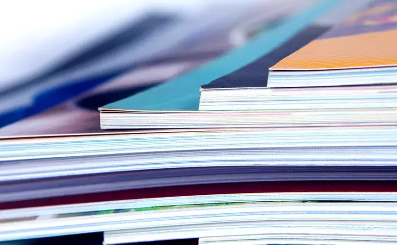 Stack of publications - Getty Stock image