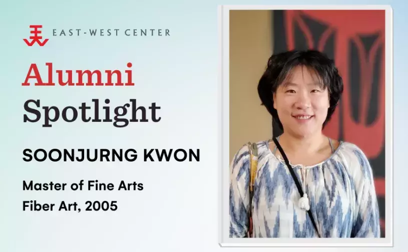 Alumni Spotlight: Soonjurng Kwon. Master of Fine Arts Fiber Art, 2005
