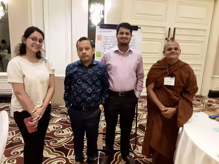 The Bangladesh team from the Building Bridges for Community-Centered Climate Resilience Workshop in Thailand