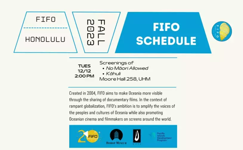 FIFO Tahiti Fall Screening
