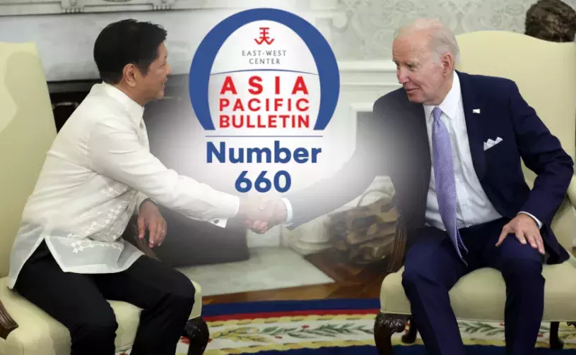 President Joe Biden meets with Philippine President Ferdinand Marcos Jr. in the Oval Office in May 2023