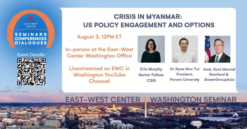 Crisis in Myanmar Seminar Flyer