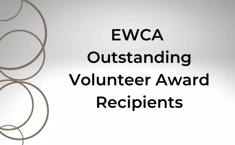 EWCA Outstanding Volunteer Award Recipients