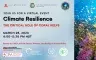 Climate Resilience Banner (simplified with date, logos, time)