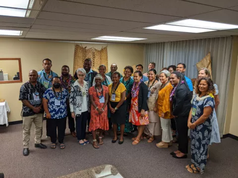 ProFellows and other Pacific Islands participants meet the US Deputy Secretary of State Wendy Sherman